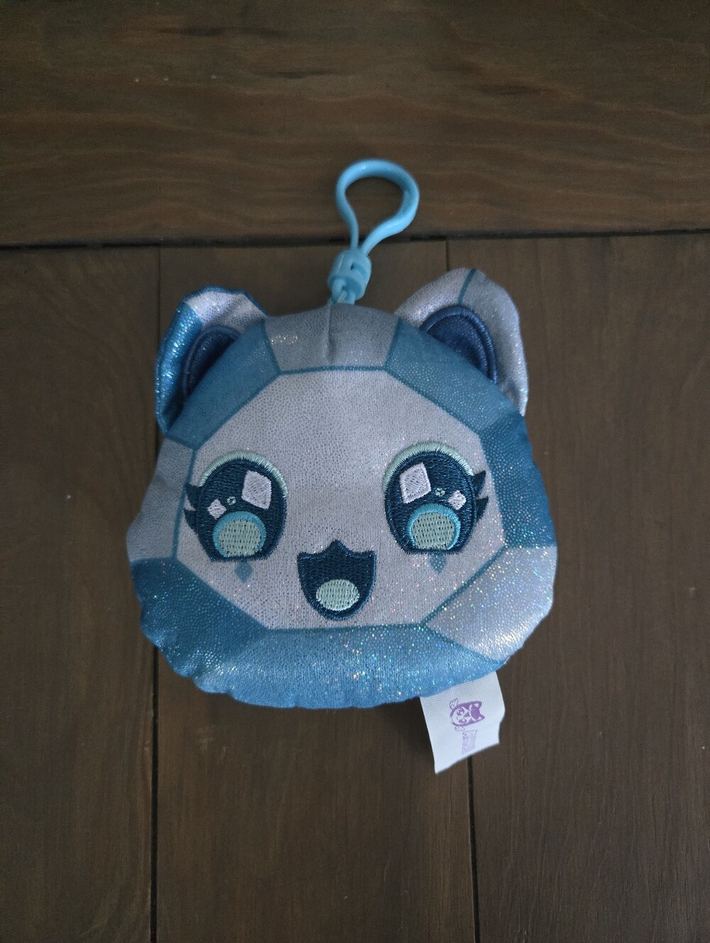 Aphmau MeeMeows Mystery Clip-On Plush Aqua Diamond Cat